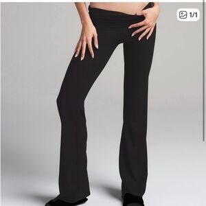 SKIMS Black Soft Lounge Foldover Pant